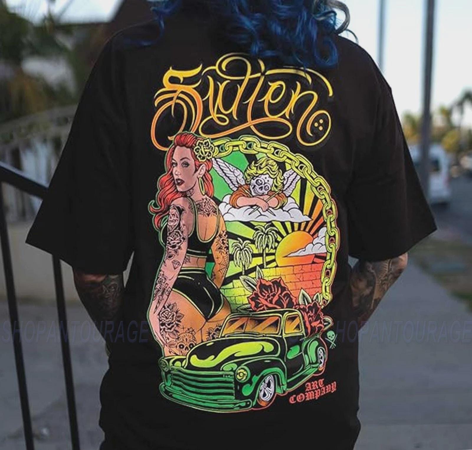 Sullen Art Collective T-Shirt | Dump Truck Graphic Mens Tee - Image 3