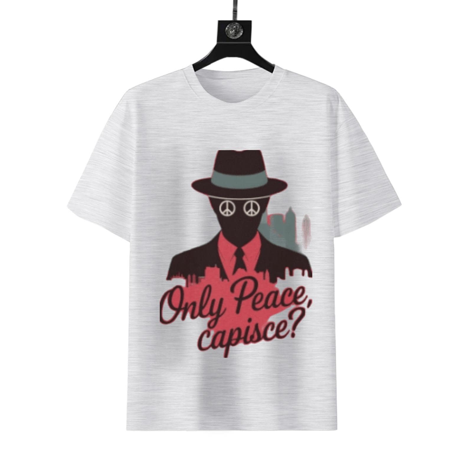 Only Peace Capisce T-Shirt | Italian Humor Graphic Tee - Image 7