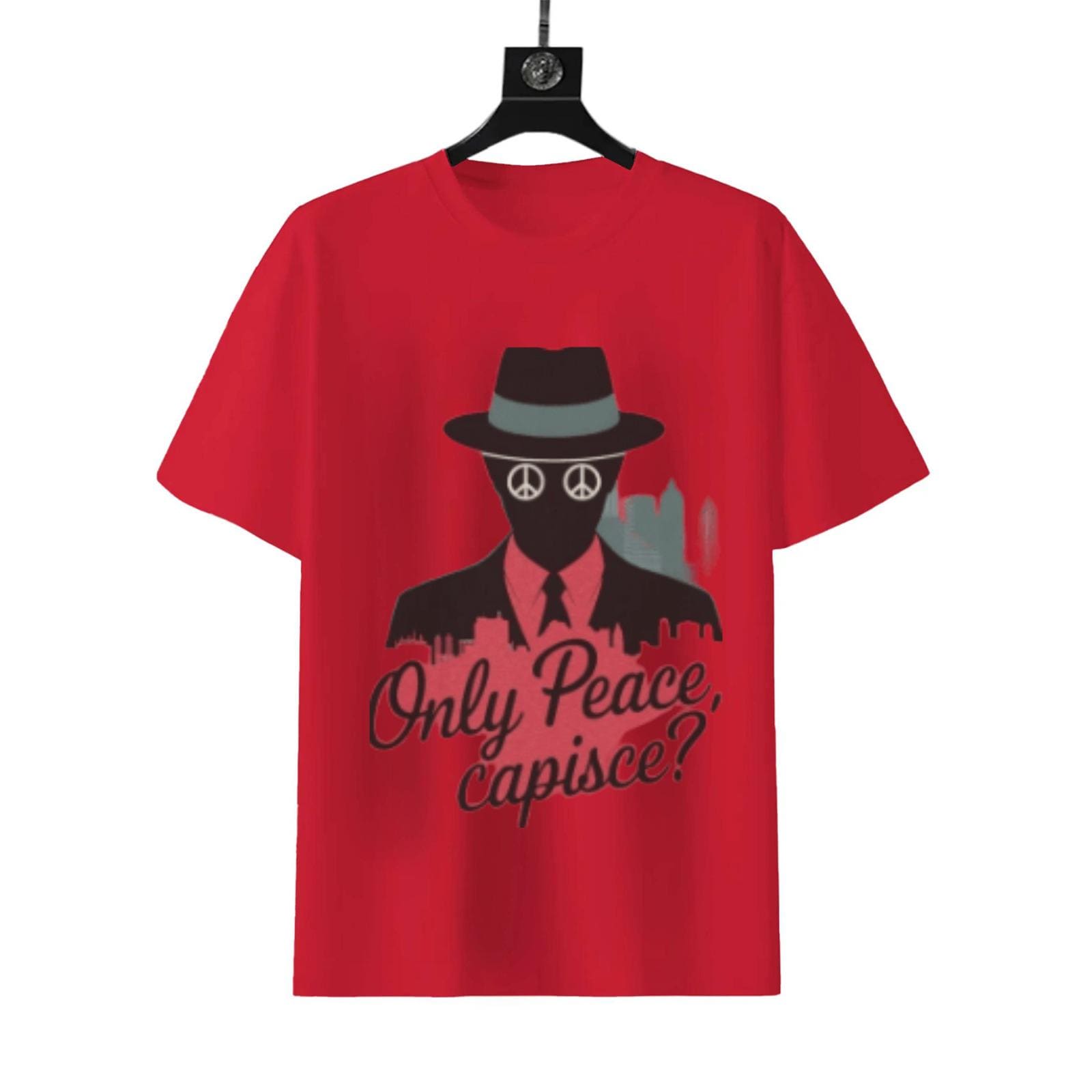 Only Peace Capisce T-Shirt | Italian Humor Graphic Tee - Image 9
