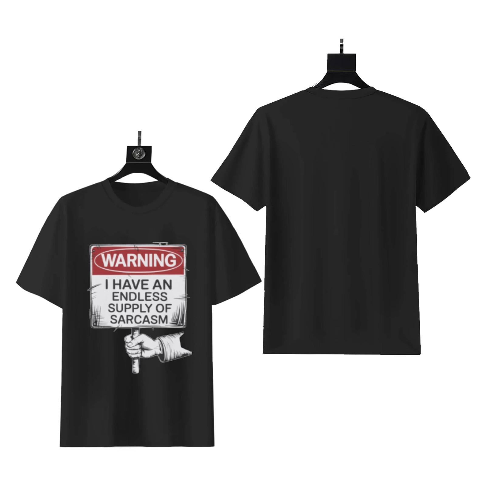 Endless Sarcasm Warning T-Shirt | Funny Unisex Graphic Tee