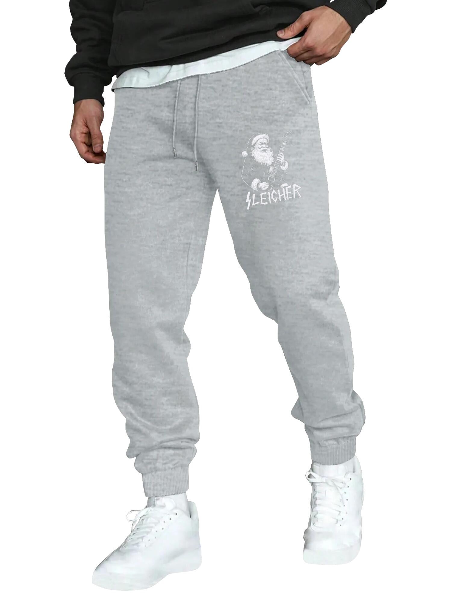 Singer Christmas, Rock Men's 260g polyester sweatpants - Image 7