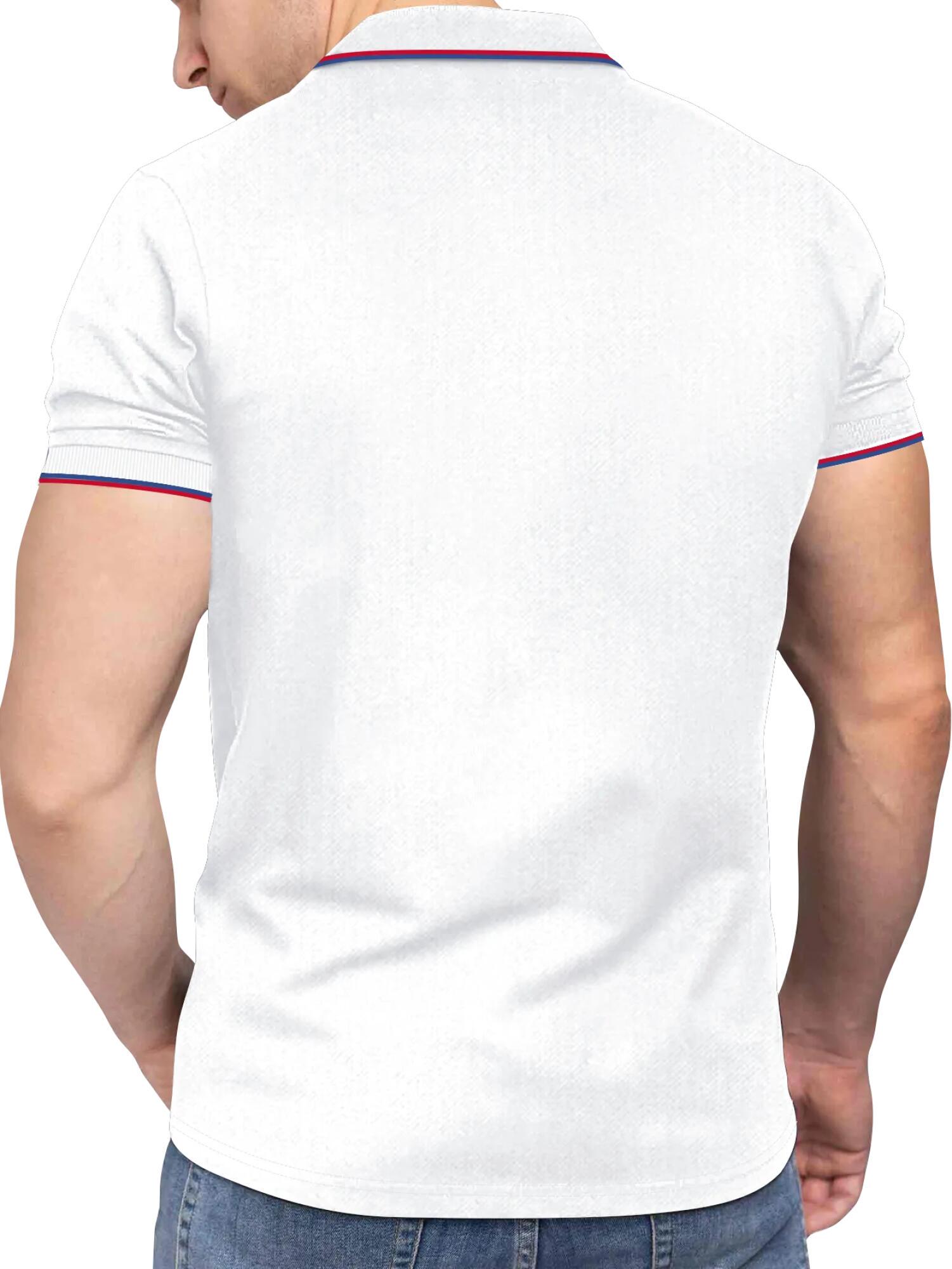 Hero Dad Men's Polo Shirt | 160g Performance Polyester Top - Image 2