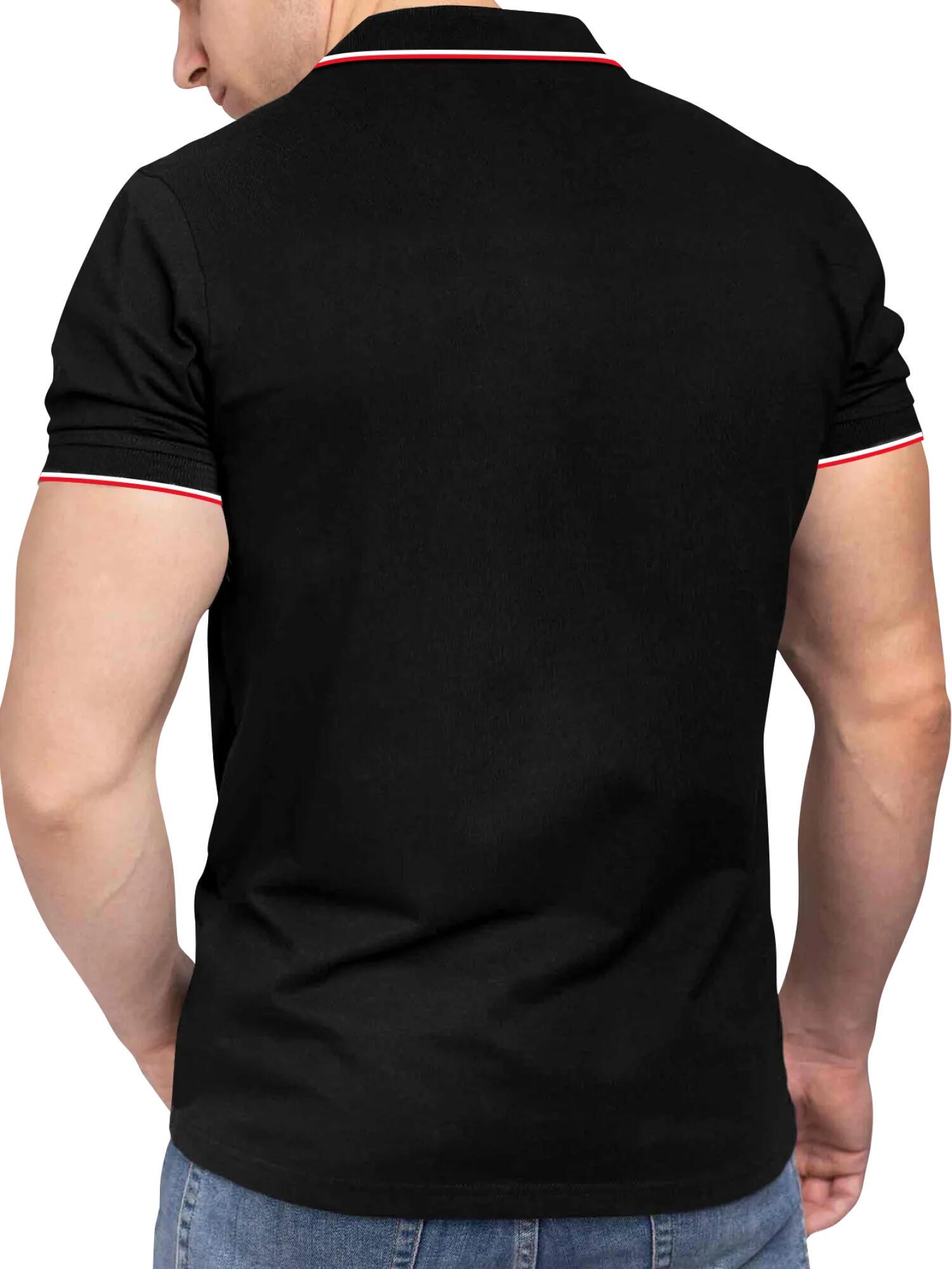 Hero Dad Men's Polo Shirt | 160g Performance Polyester Top - Image 9