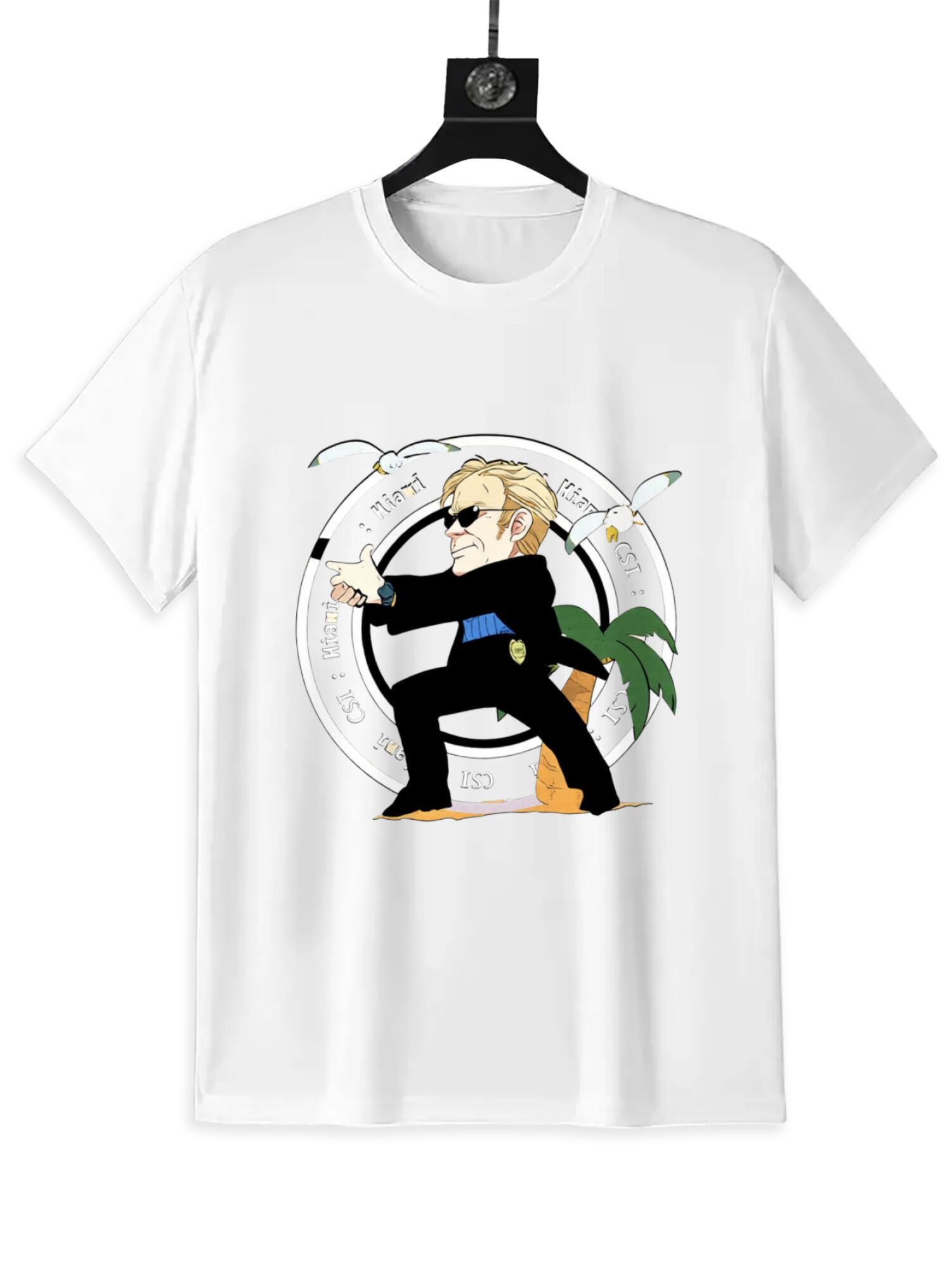 Horatio Caine CSI Miami T-Shirt | Cartoon Character Tee