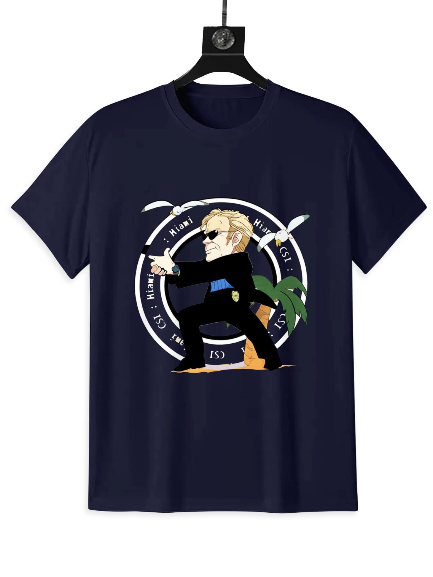 Horatio Caine CSI Miami T-Shirt | Cartoon Character Tee - Image 2