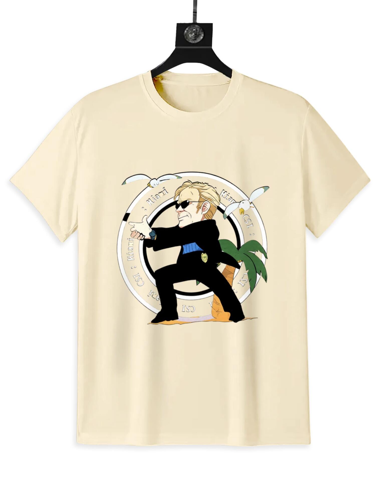 Horatio Caine CSI Miami T-Shirt | Cartoon Character Tee - Image 11