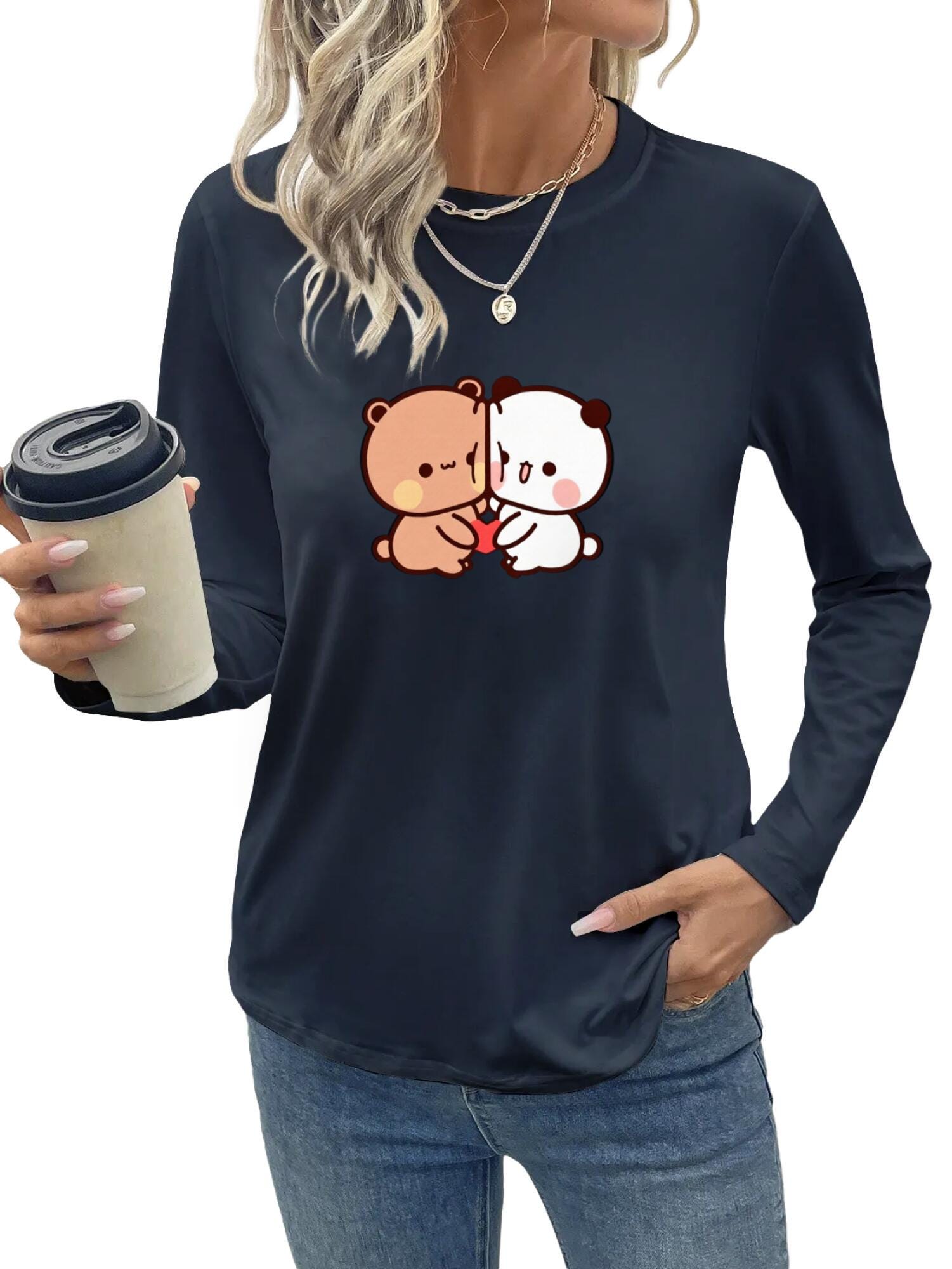 Bubu and Dudu Women's Sweatshirt | Cute Character Print Hoodie - Image 3