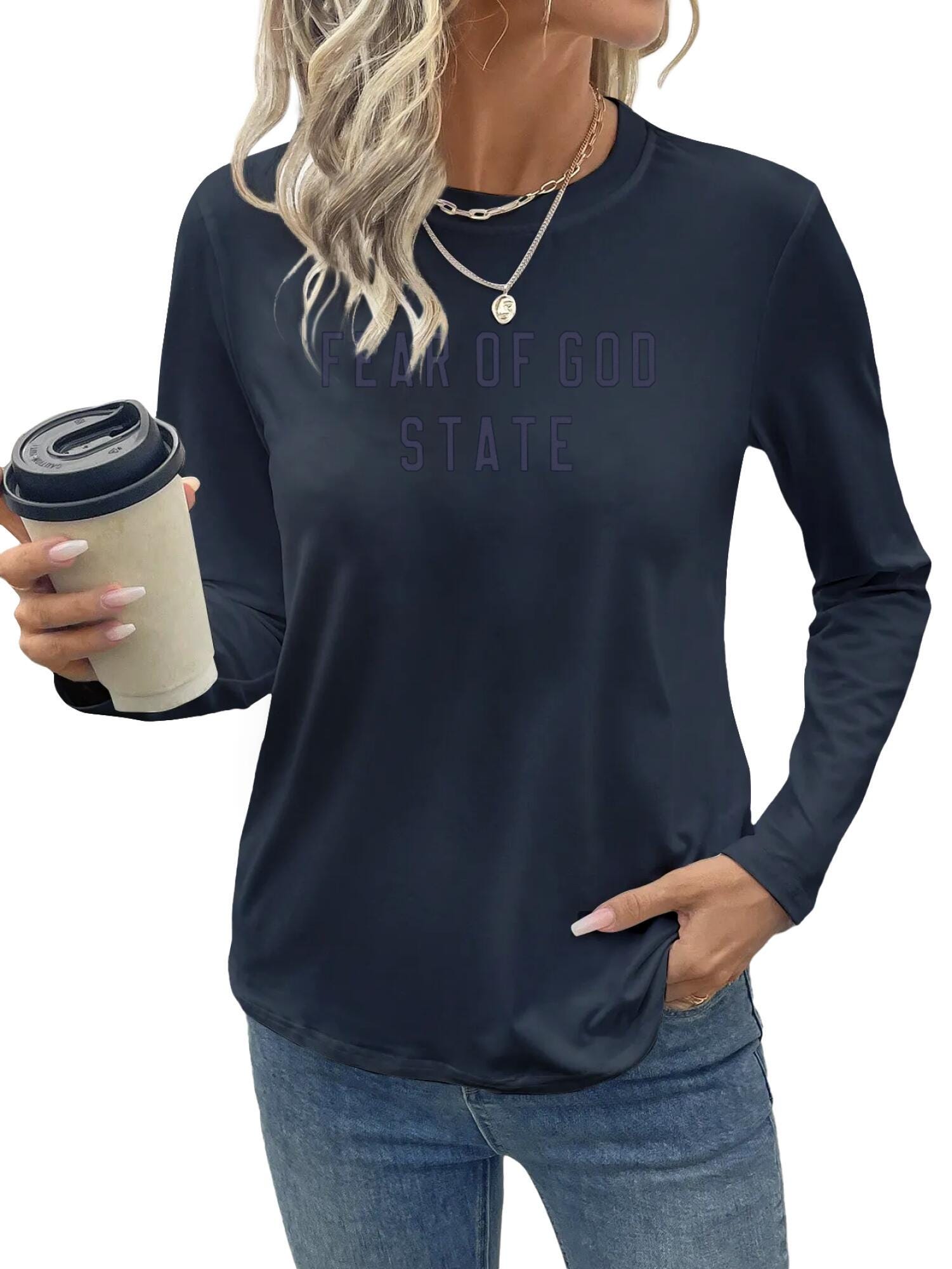 Fear of God State Women's T-Shirt | California Faith Inspired Tee - Image 8