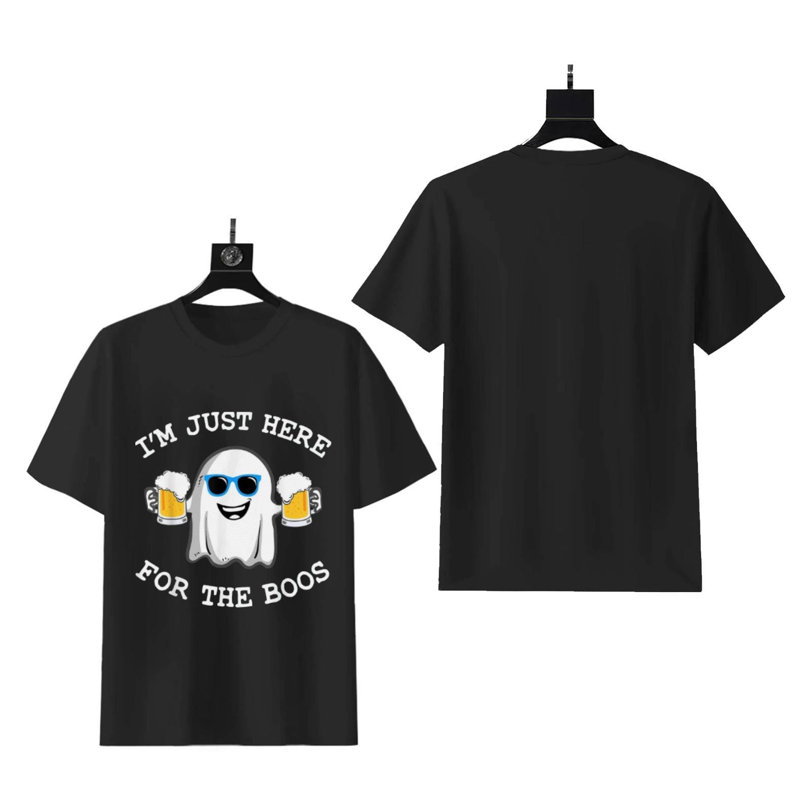 I'm Just Here For The Boos T-Shirt | Funny Halloween Pun Tee