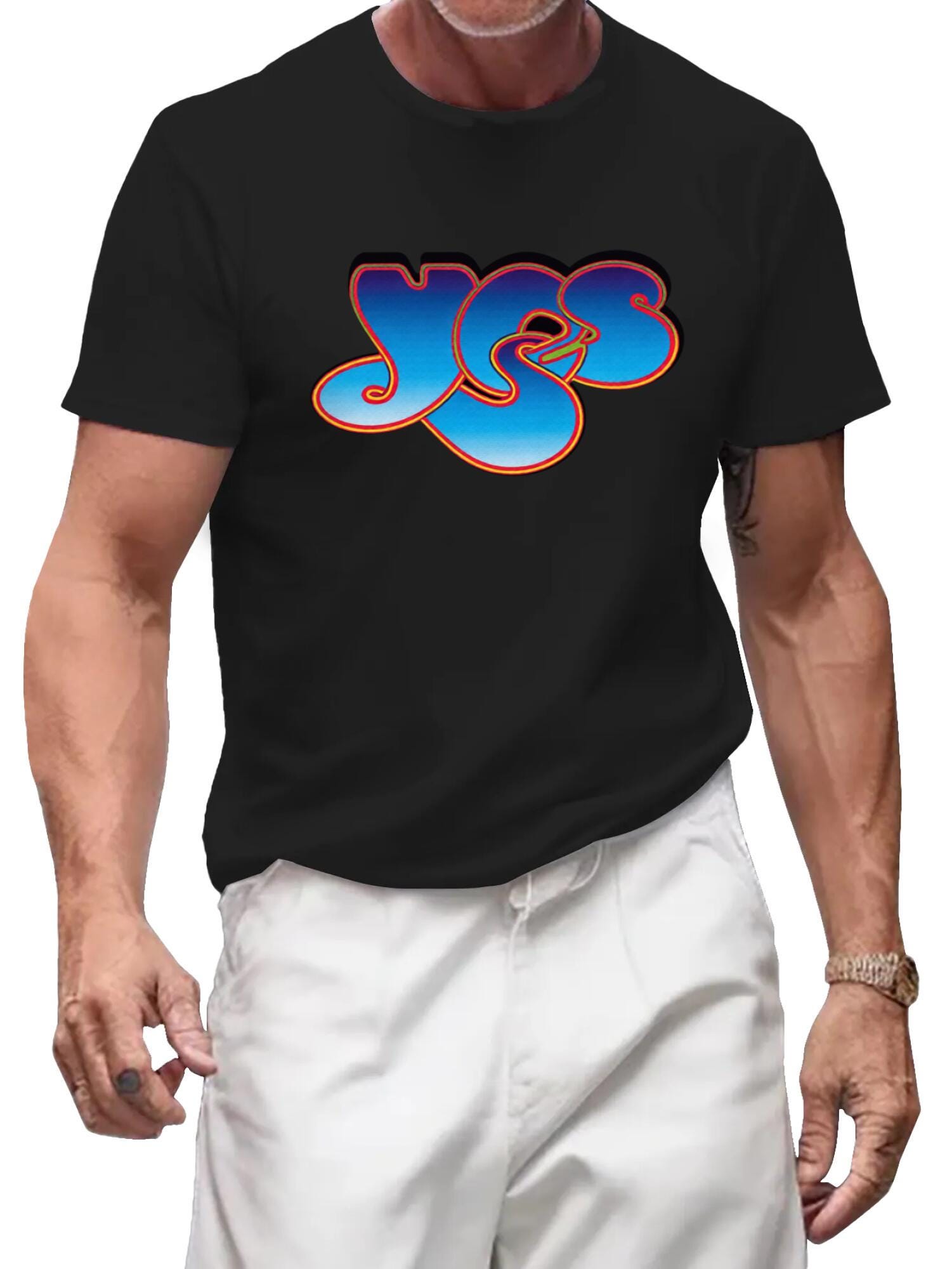 Yes Logo T-Shirt | Classic Blue Graphic Tee, S-4XL - Image 9
