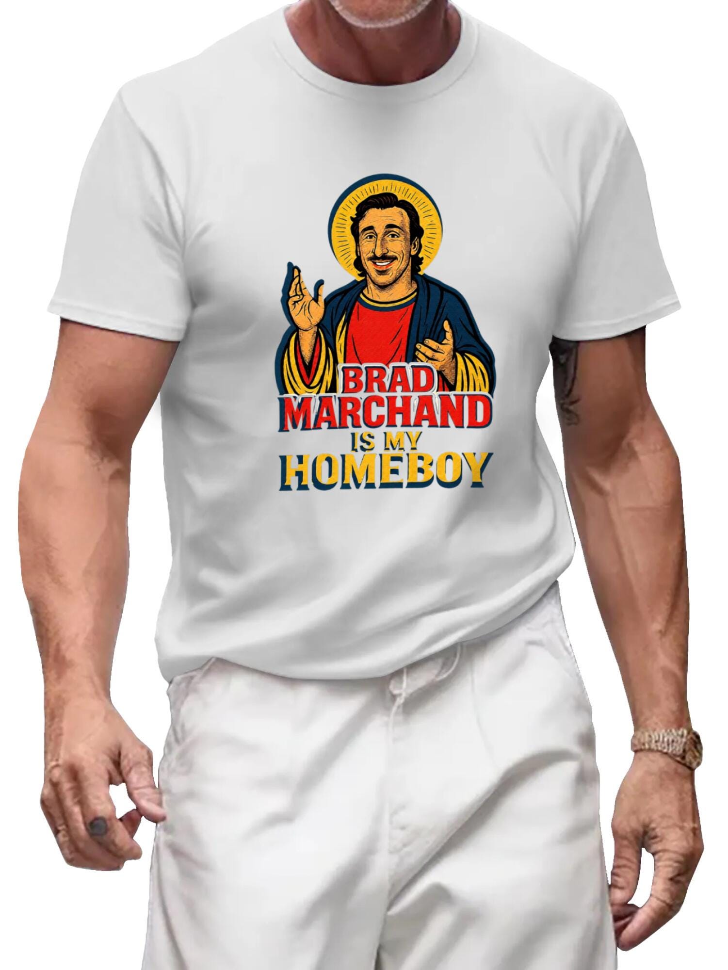 Brad Marchand Homeboy Rat T-Shirt | Boston Bruins Fan Tee - Image 3