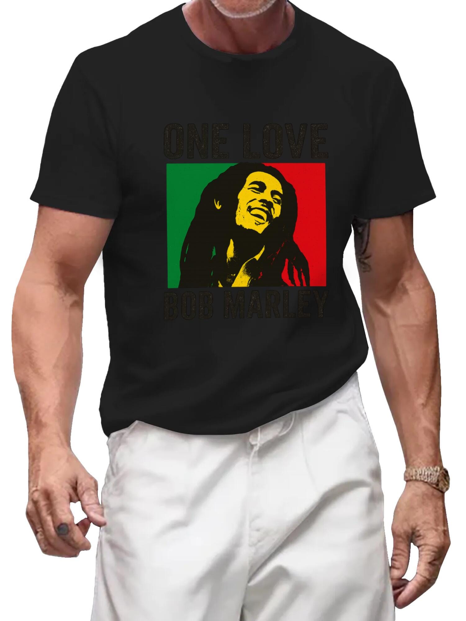 Bob Marley One Love T-Shirt | Reggae Music Legend Tee - Image 8