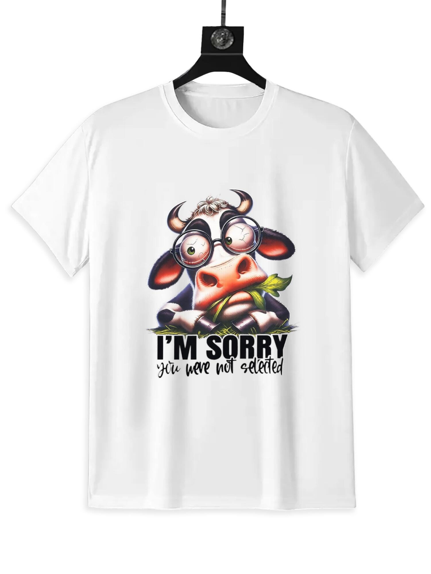 Selective Hearing T-Shirt | Funny Cow Design, Gildan, S-4XL