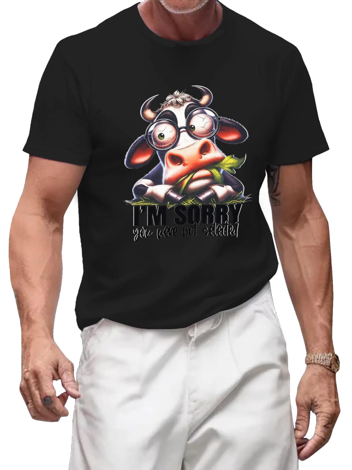 Selective Hearing T-Shirt | Funny Cow Design, Gildan, S-4XL - Image 8