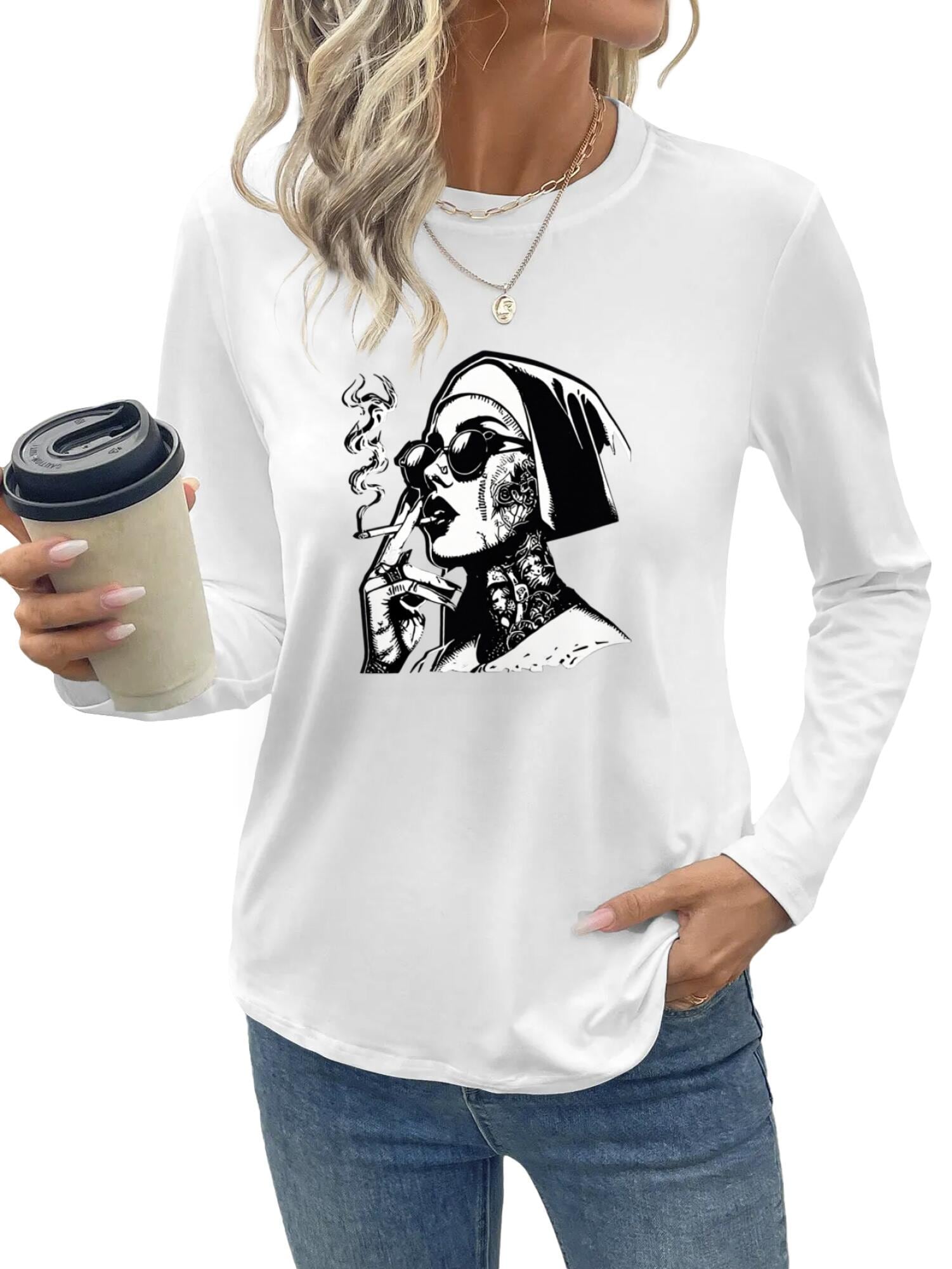 Unholy Nun T-Shirt | Retro Baphomet Graphic Tee