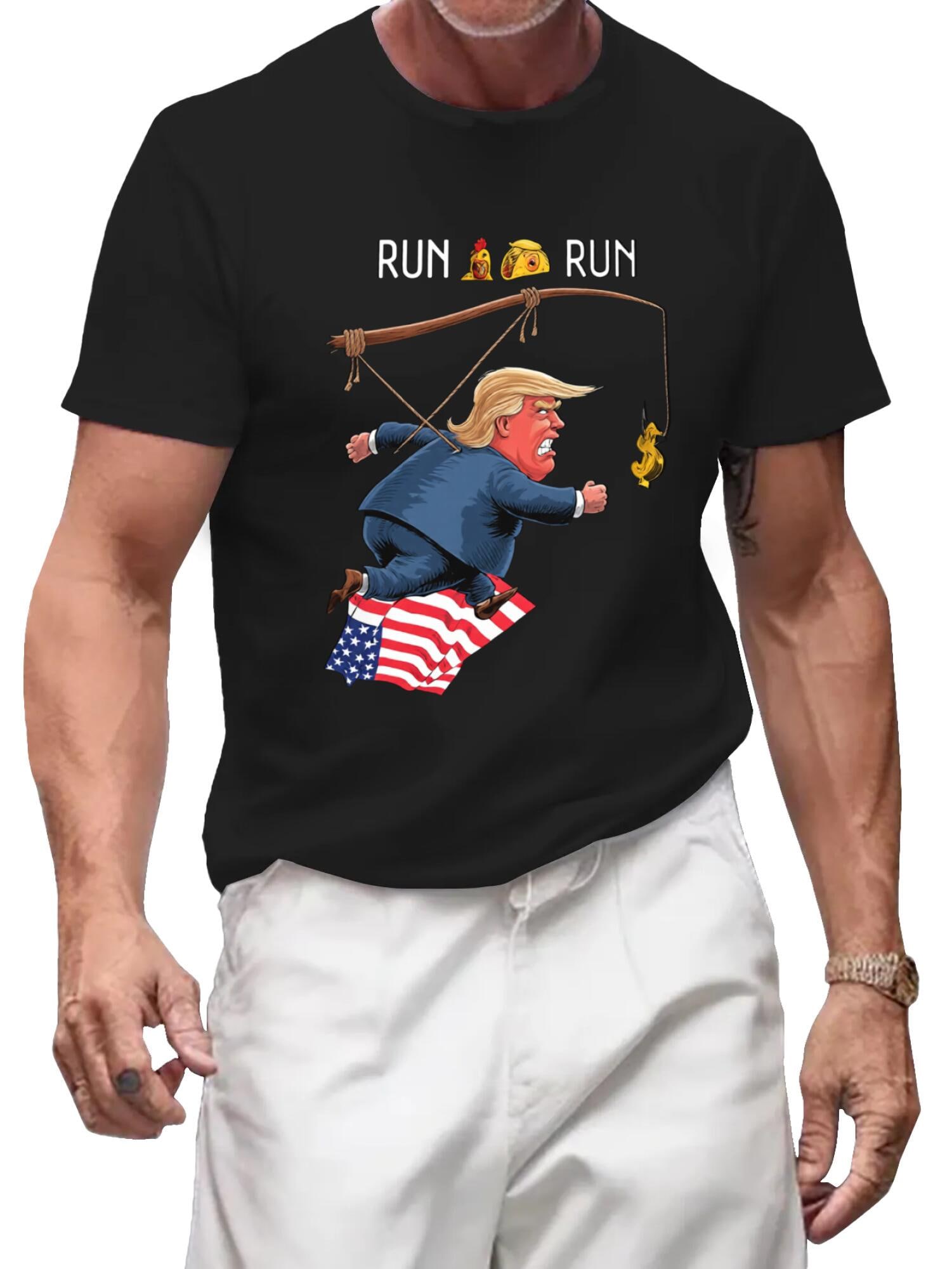 Chicken Taco Run Trump Shirt | Funny Election Humor Tee, S-5XL - Image 2