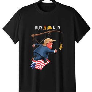 Chicken Taco Run Trump Shirt | Funny Election Humor Tee, S-5XL