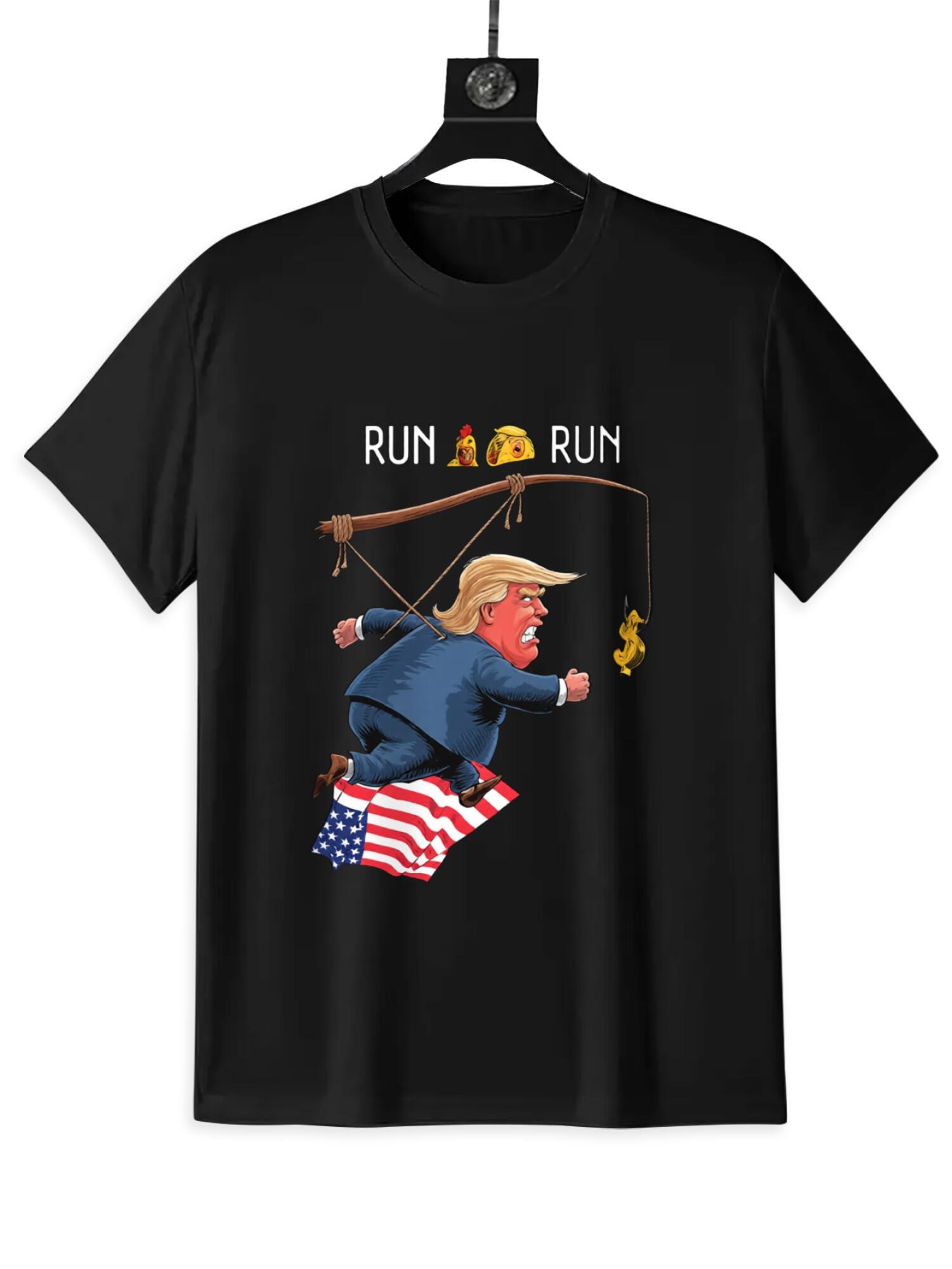 Chicken Taco Run Trump Shirt | Funny Election Humor Tee, S-5XL