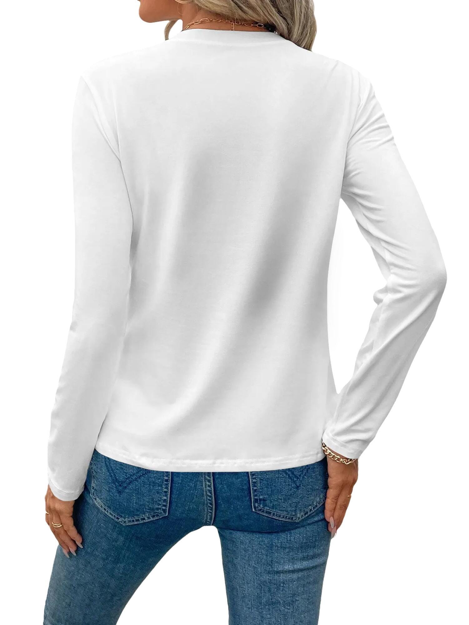 Shout EL ROI Long Sleeve T-Shirt, Funny Women's Tee - Image 3