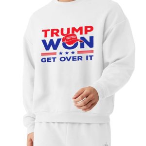 President Donald Trump 47 sweashirt get over it USA MAGA Fist Pump TRUMP 2024