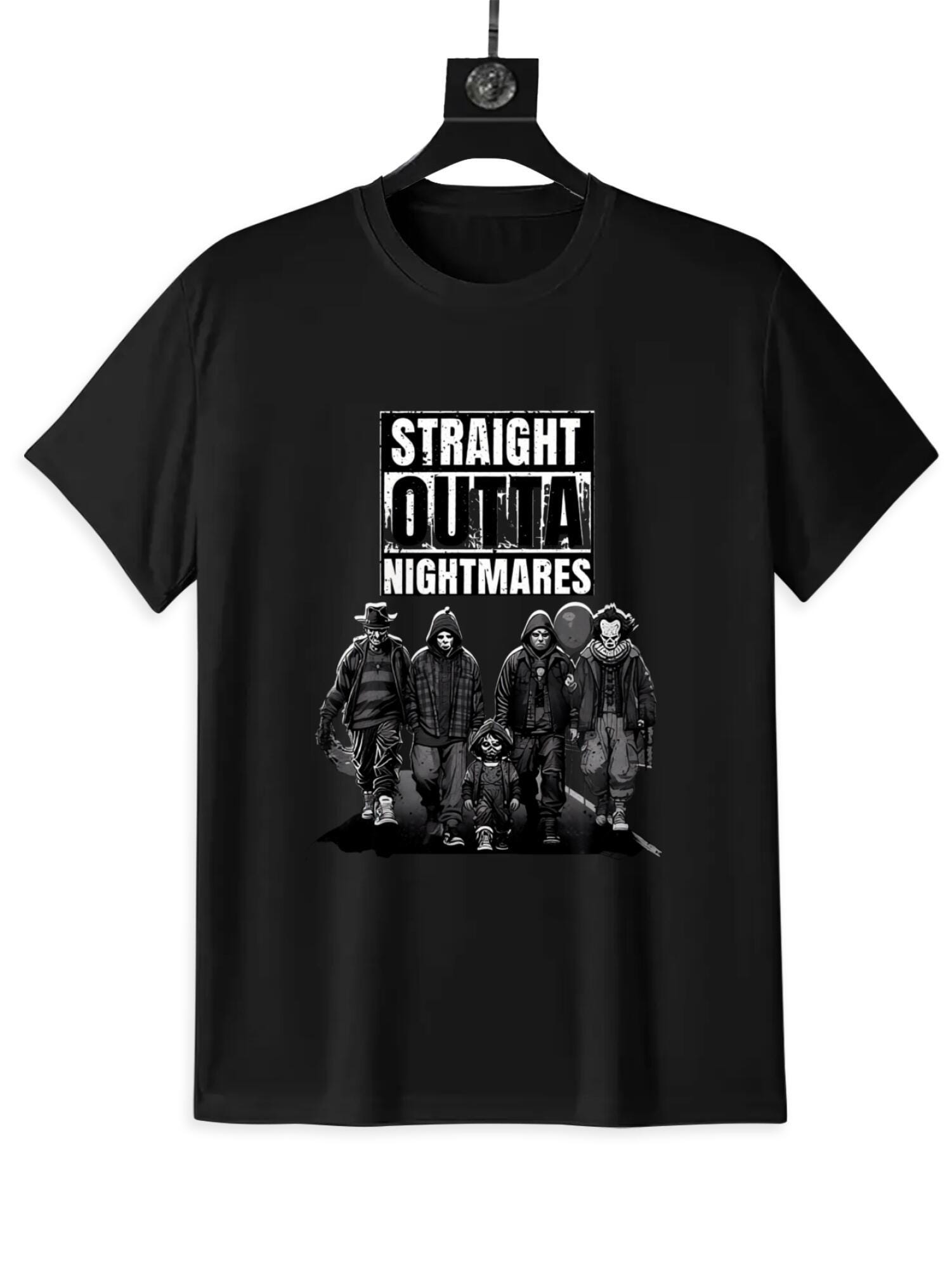 Straight Halloween Magic T-Shirt | Spooky Night Theme Tee