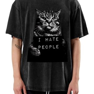 I Hate People T-Shirt | Relatable Humor Retro Tee