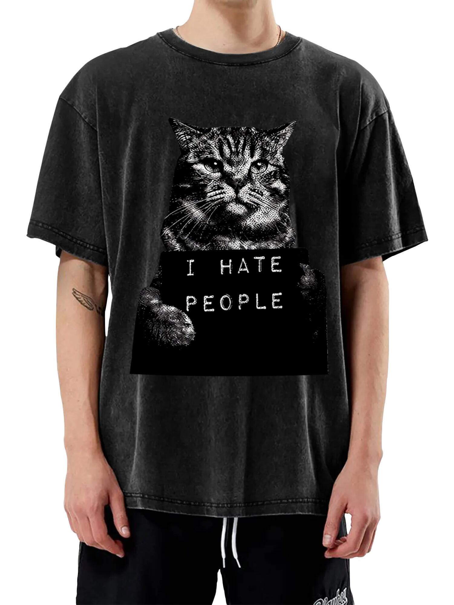 I Hate People T-Shirt | Relatable Humor Retro Tee