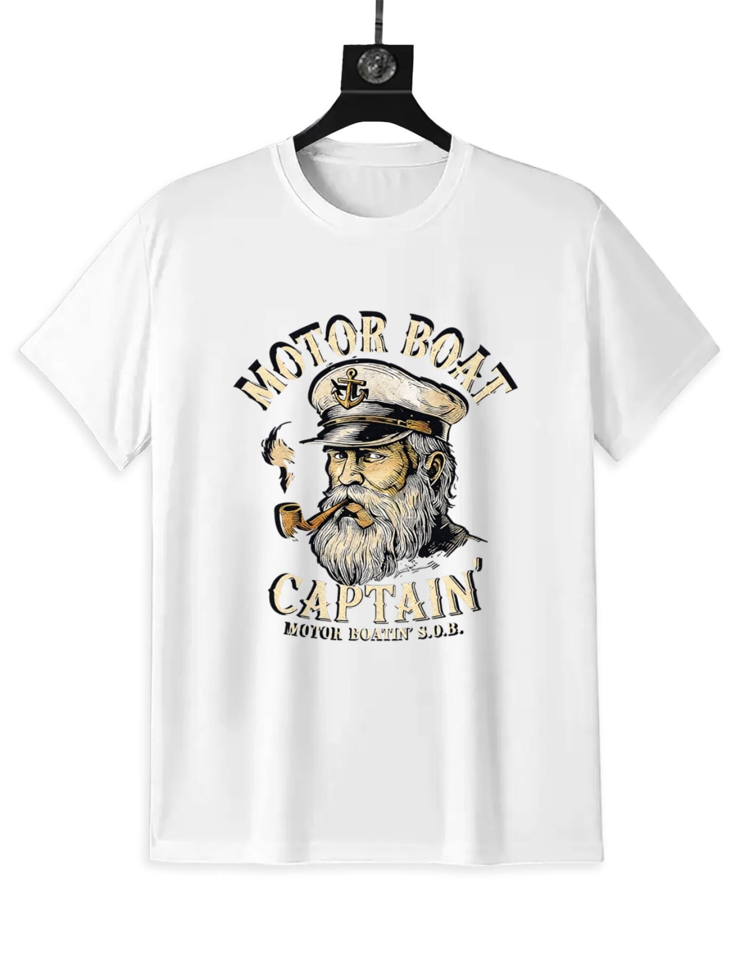 Motor Boat Captain T-Shirt | Funny Pontoon Boating Tee - Image 2