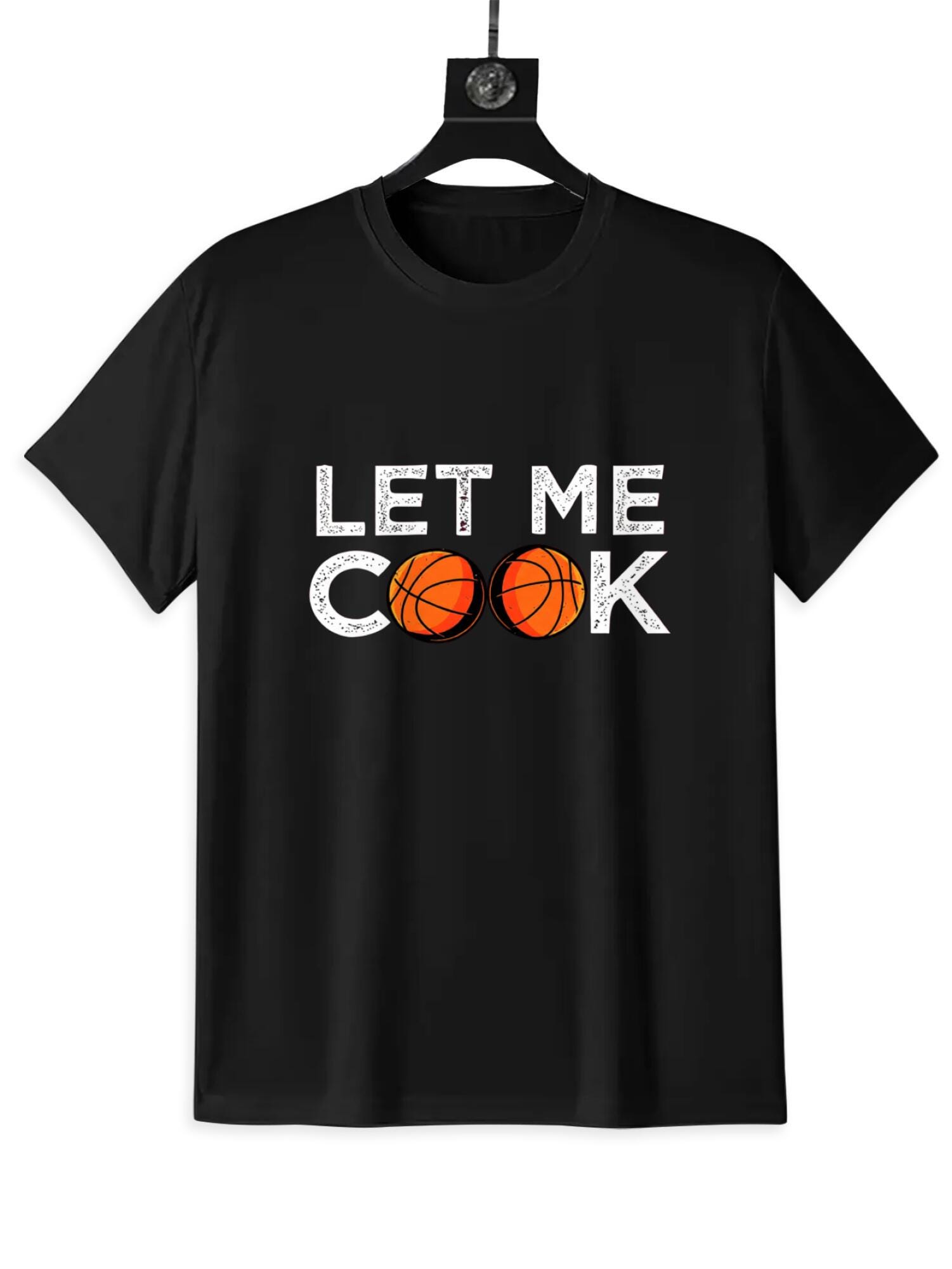 Let Me Cook Basketball Shirt | Funny Bball Humor Crewneck - Image 3