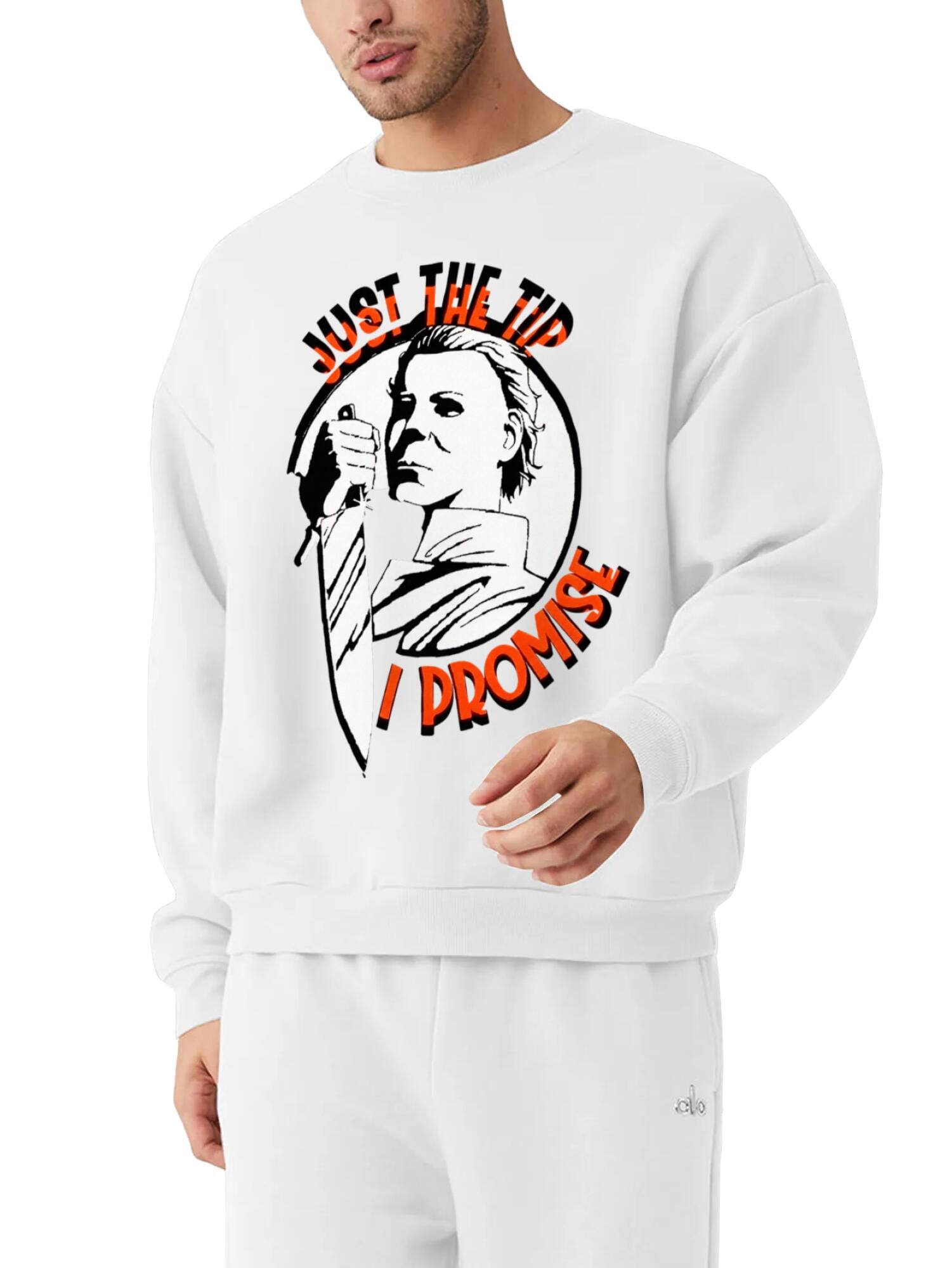 Sweasthirt--Mike Myers-Halloween-just THE TIP-I PROMOSE - Image 2