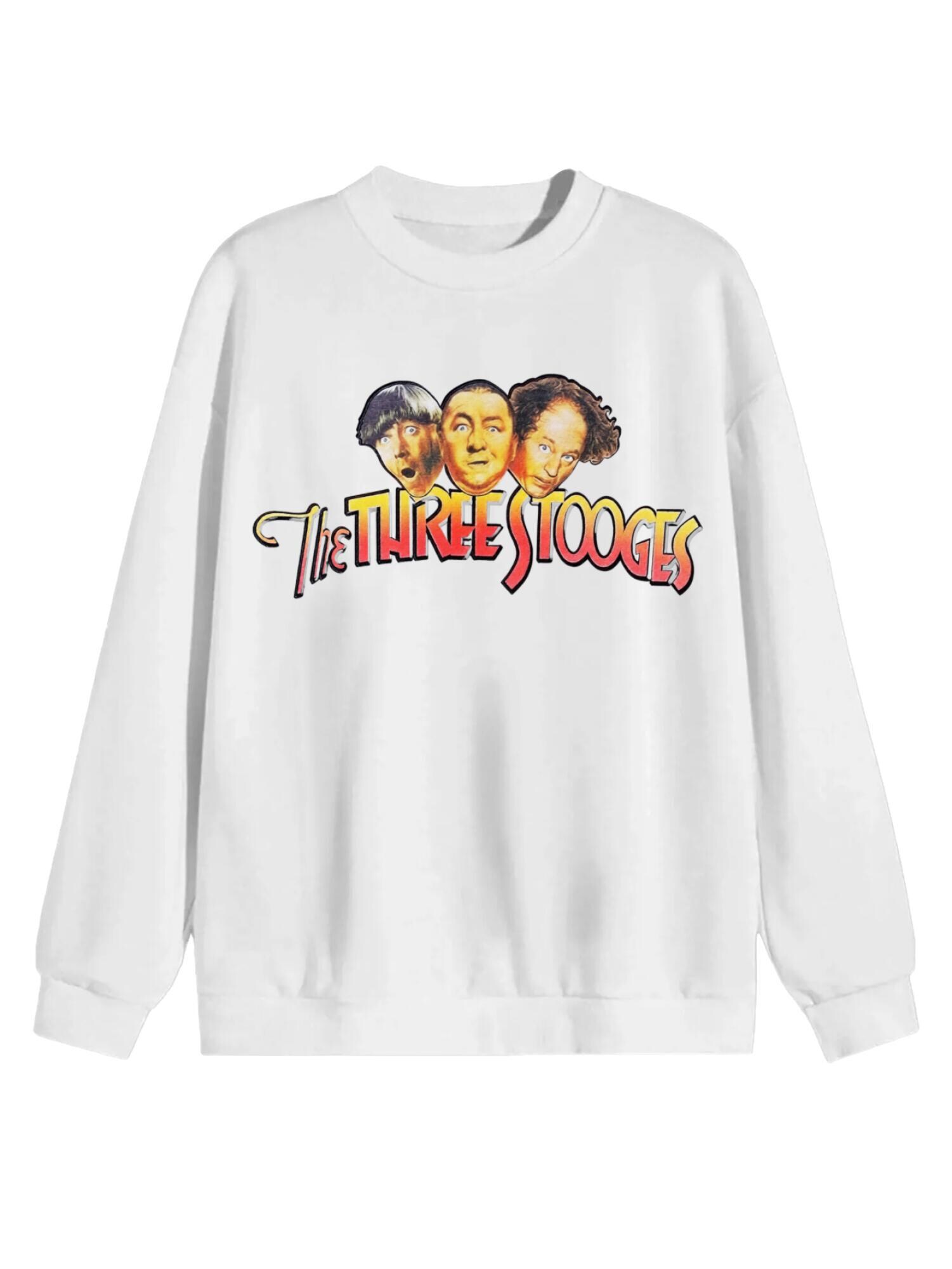 CURLY FOR PRESIDENT-- Sweashirt--Three Stooges-S-3XL - Image 2