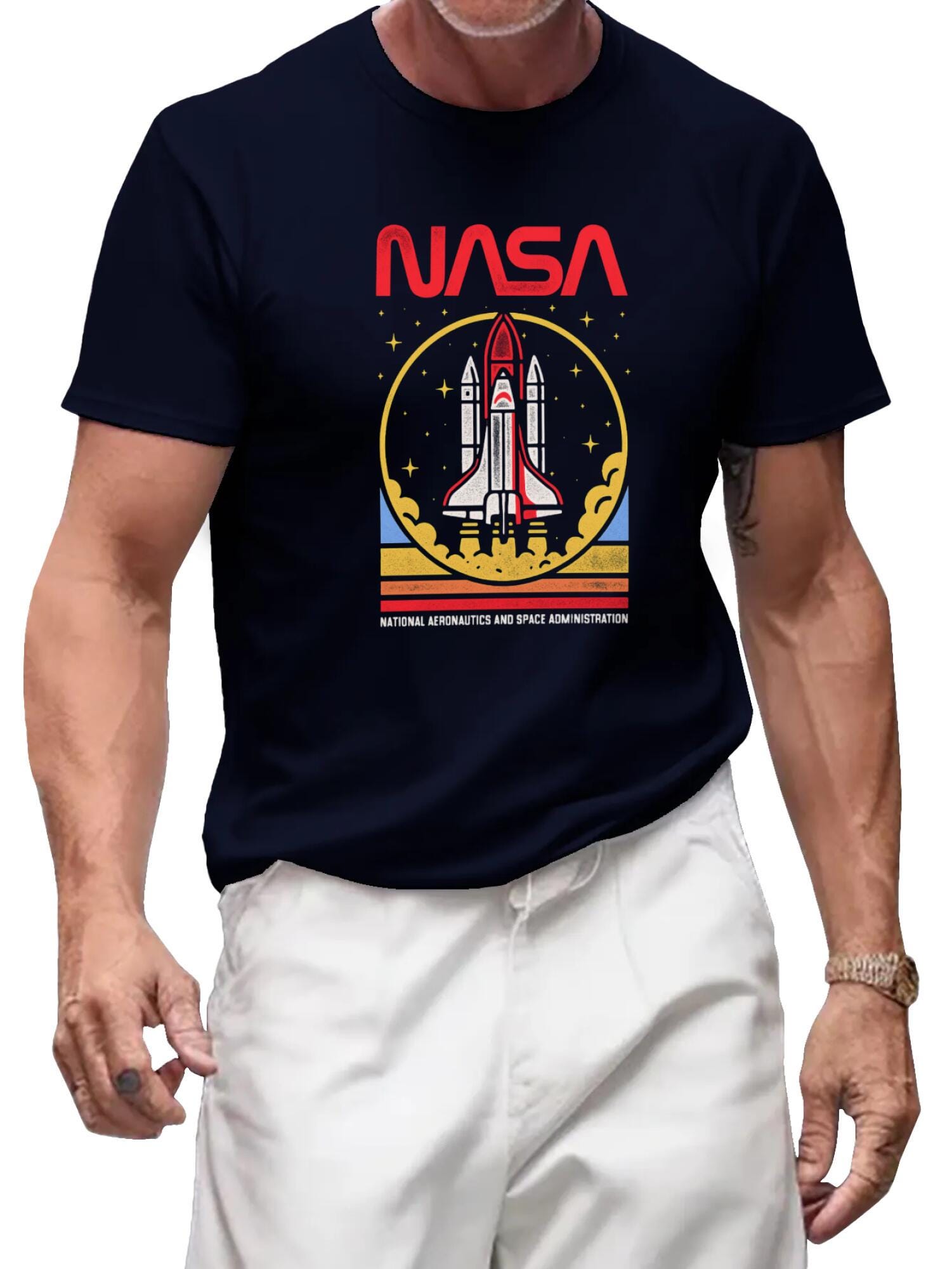 NASA Space Shuttle T-Shirt | Officially Licensed Launch Graphic Tee - Image 3