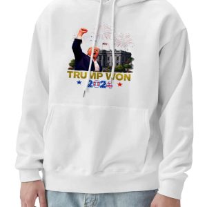 Trump Won 2024 Patriotic T-Shirt, President 47th Of White House Sweathirst Gift Direct injection process