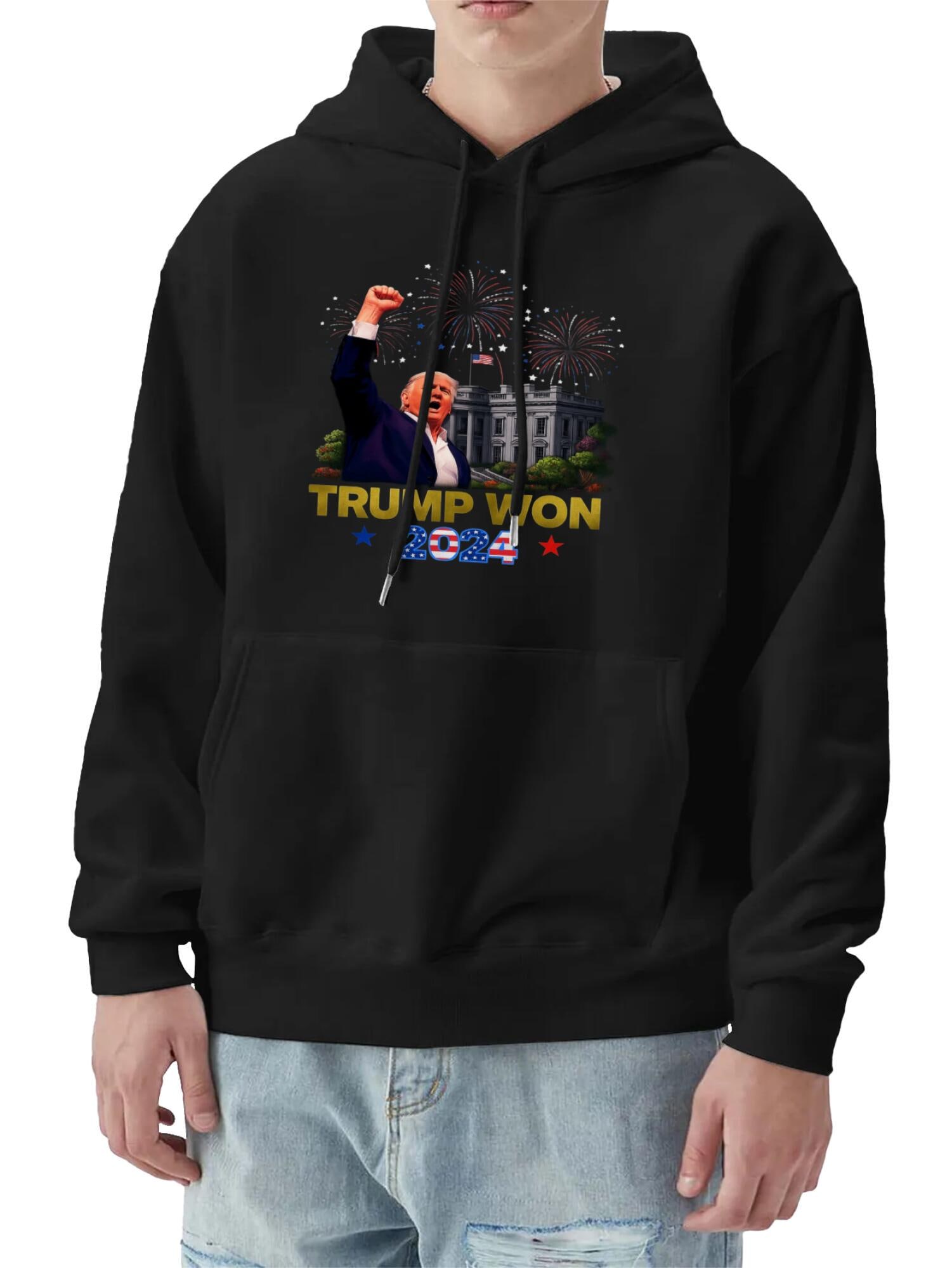 Trump Won 2024 Patriotic T-Shirt, President 47th Of White House Sweathirst Gift Direct injection process - Image 7