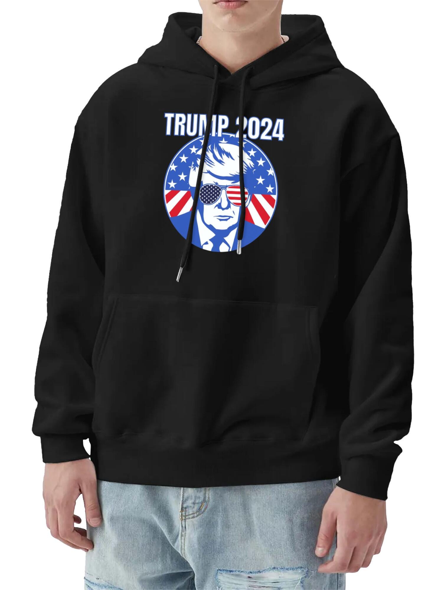 Donald Trump 2024 For President Conservative Republican Pullover Small, Black Direct injection process
