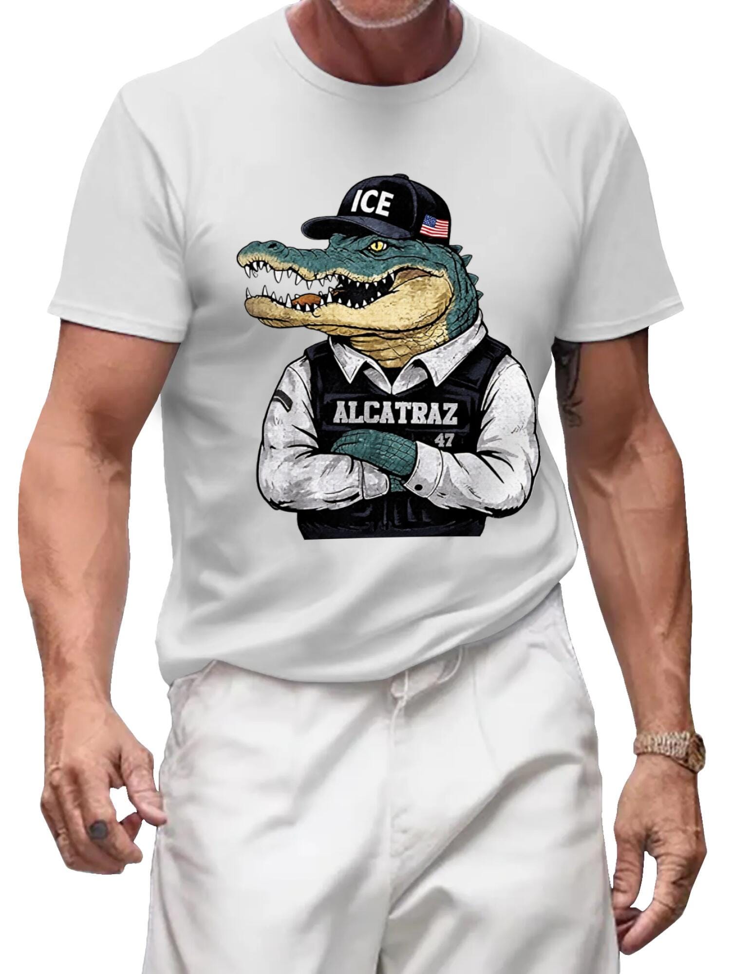 Alligator Alcatraz T-Shirt | Florida Everglades Meme Tee - Image 2