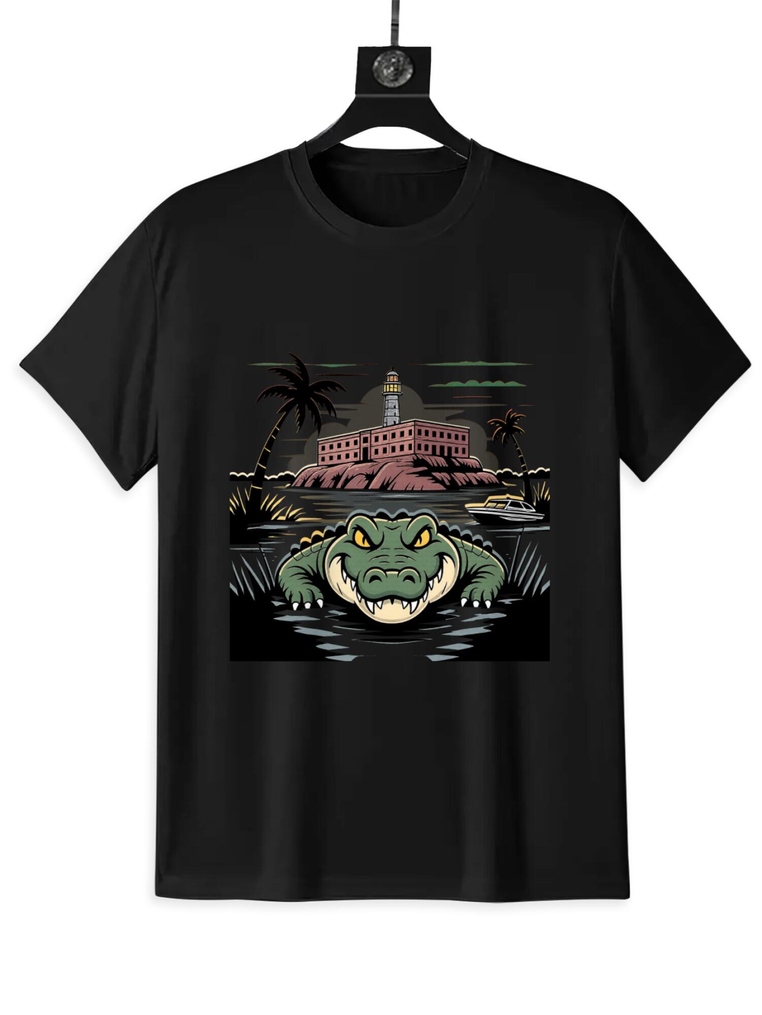 Alligator Alcatraz Escape Team T-Shirt | Florida Everglades Design - Image 2