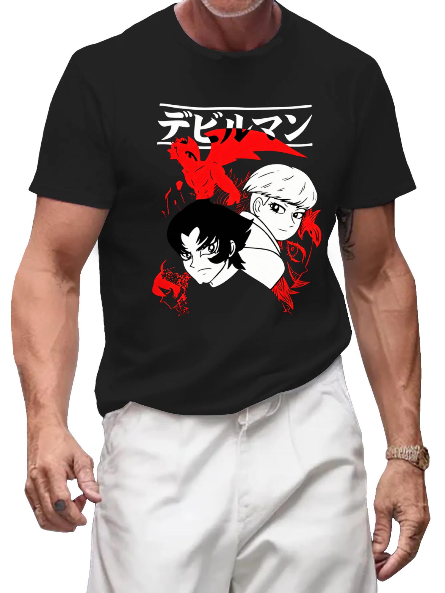 Akira Fudo & Ryo Asuka T-Shirt | Devilman Crybaby Anime Tee - Image 2
