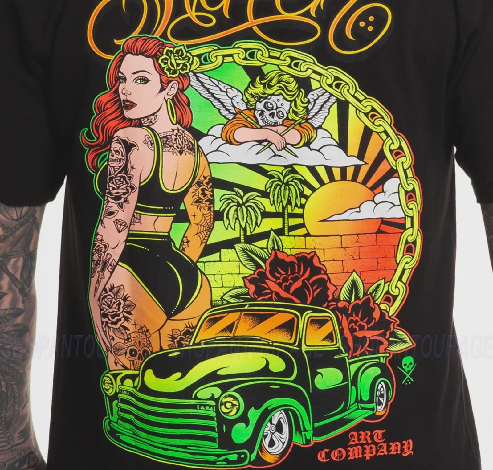 Sullen Art Collective T-Shirt | Dump Truck Graphic Mens Tee - Image 4