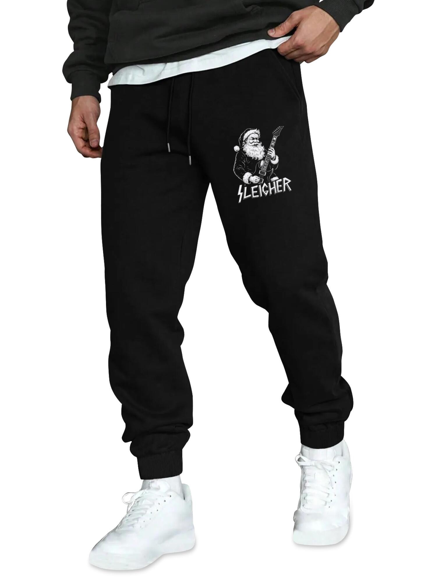 Singer Christmas, Rock Men's 260g polyester sweatpants