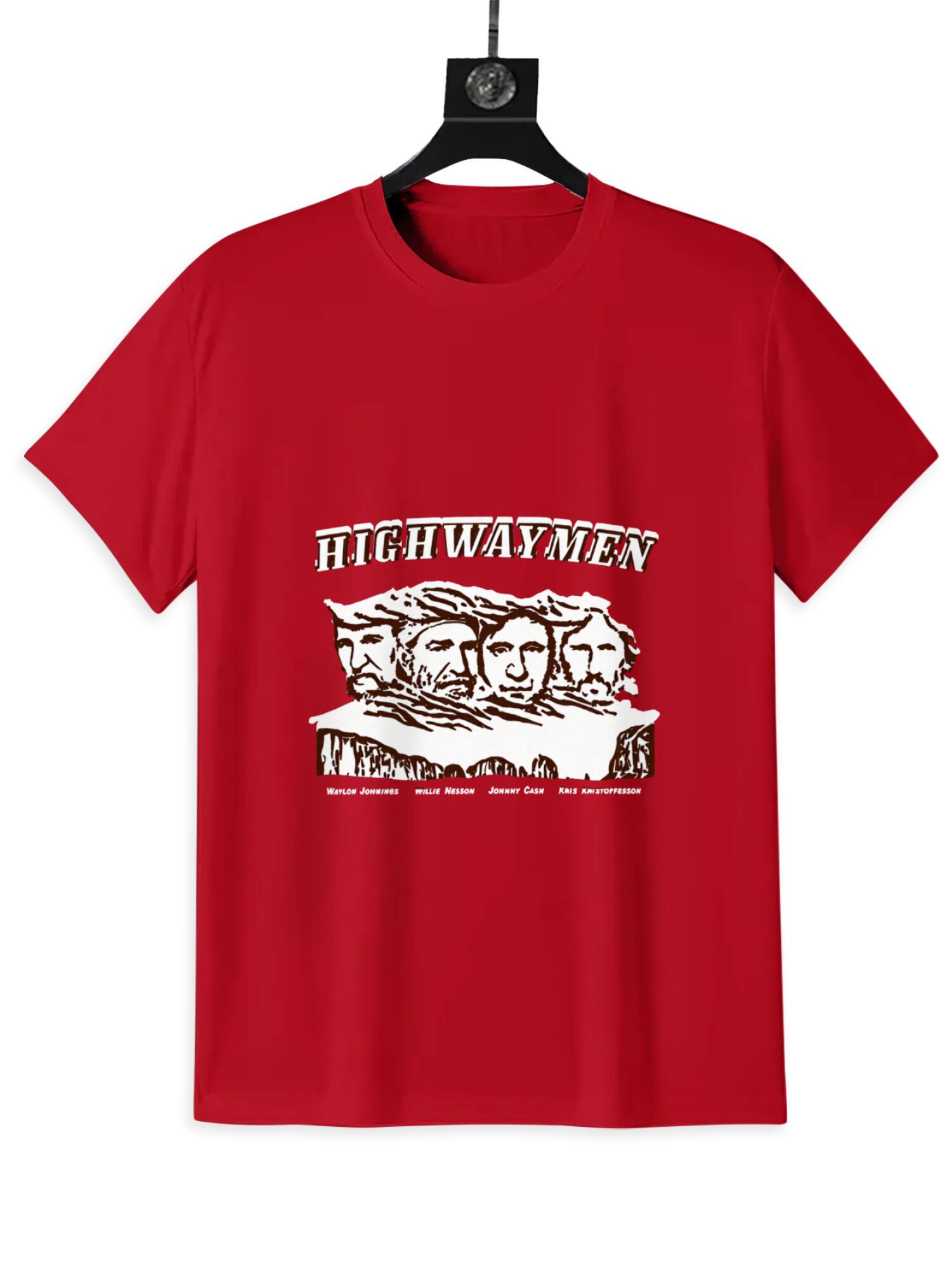The Highwaymen Band T-Shirt | Waylon Willie Johnny Kris Tee - Image 8