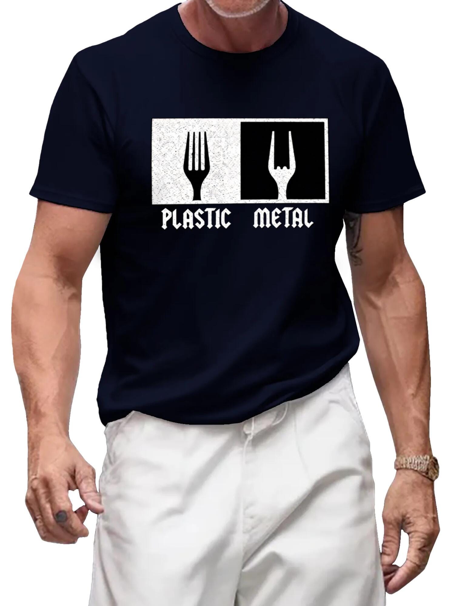 Fork & Rock T-Shirt | Funny Punny Music Tee - Image 2