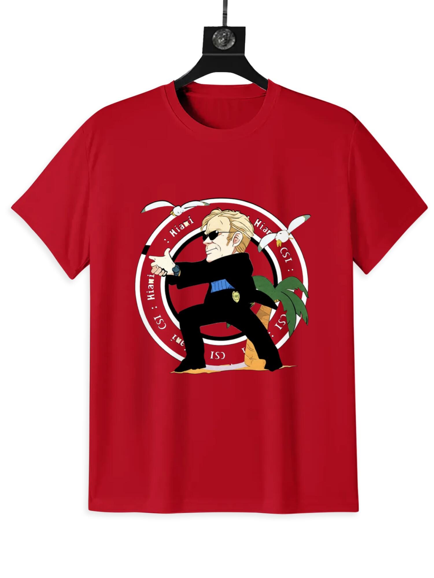 Horatio Caine CSI Miami T-Shirt | Cartoon Character Tee - Image 9