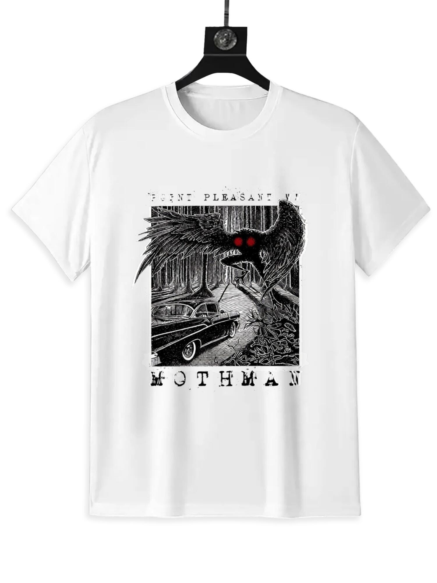 1966 Mothman Encounter T-Shirt | Point Pleasant Cryptid Tee