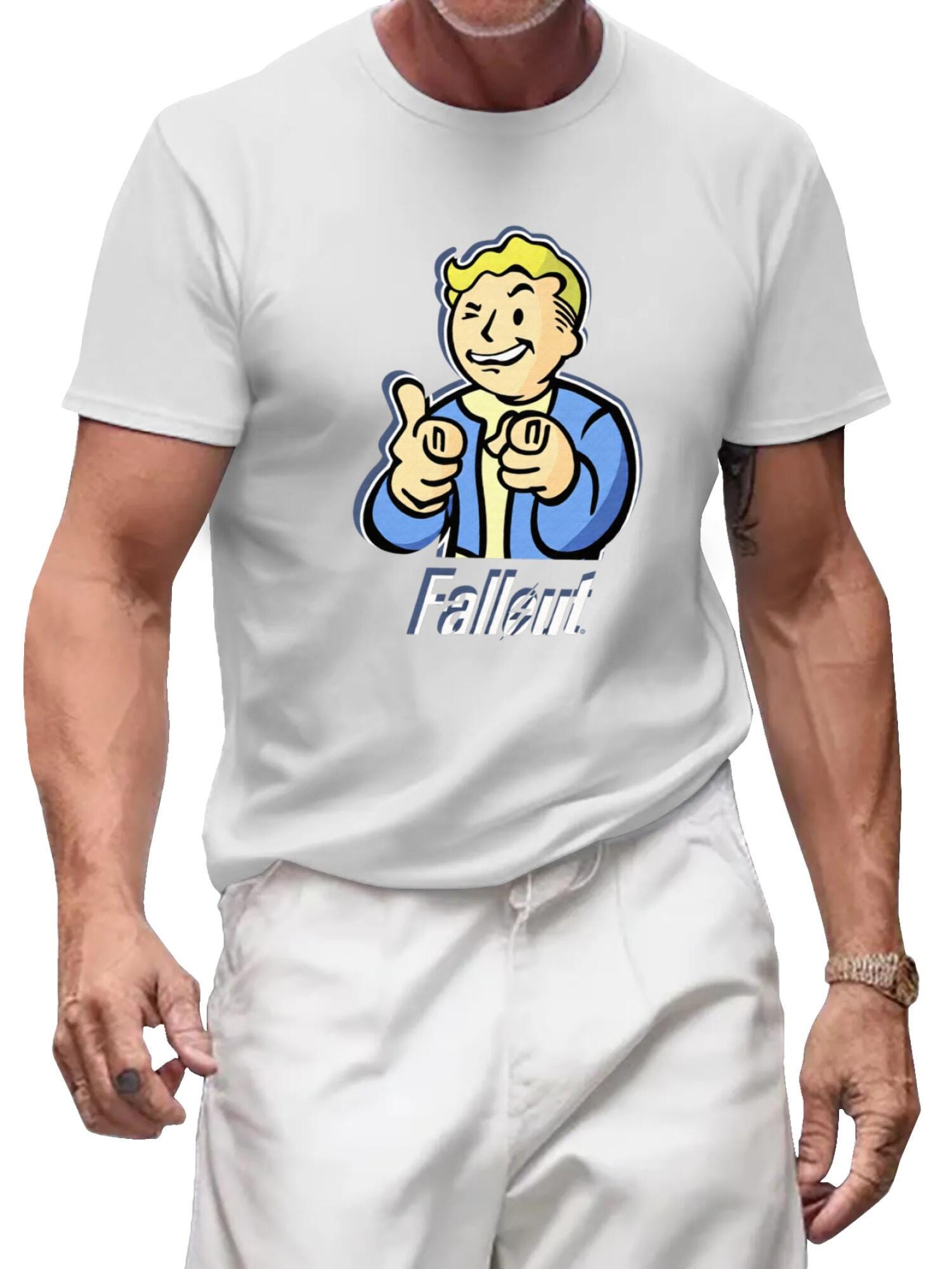 Fallout Vault Boy T-Shirt | Officially Licensed Gamer Tee - Image 2