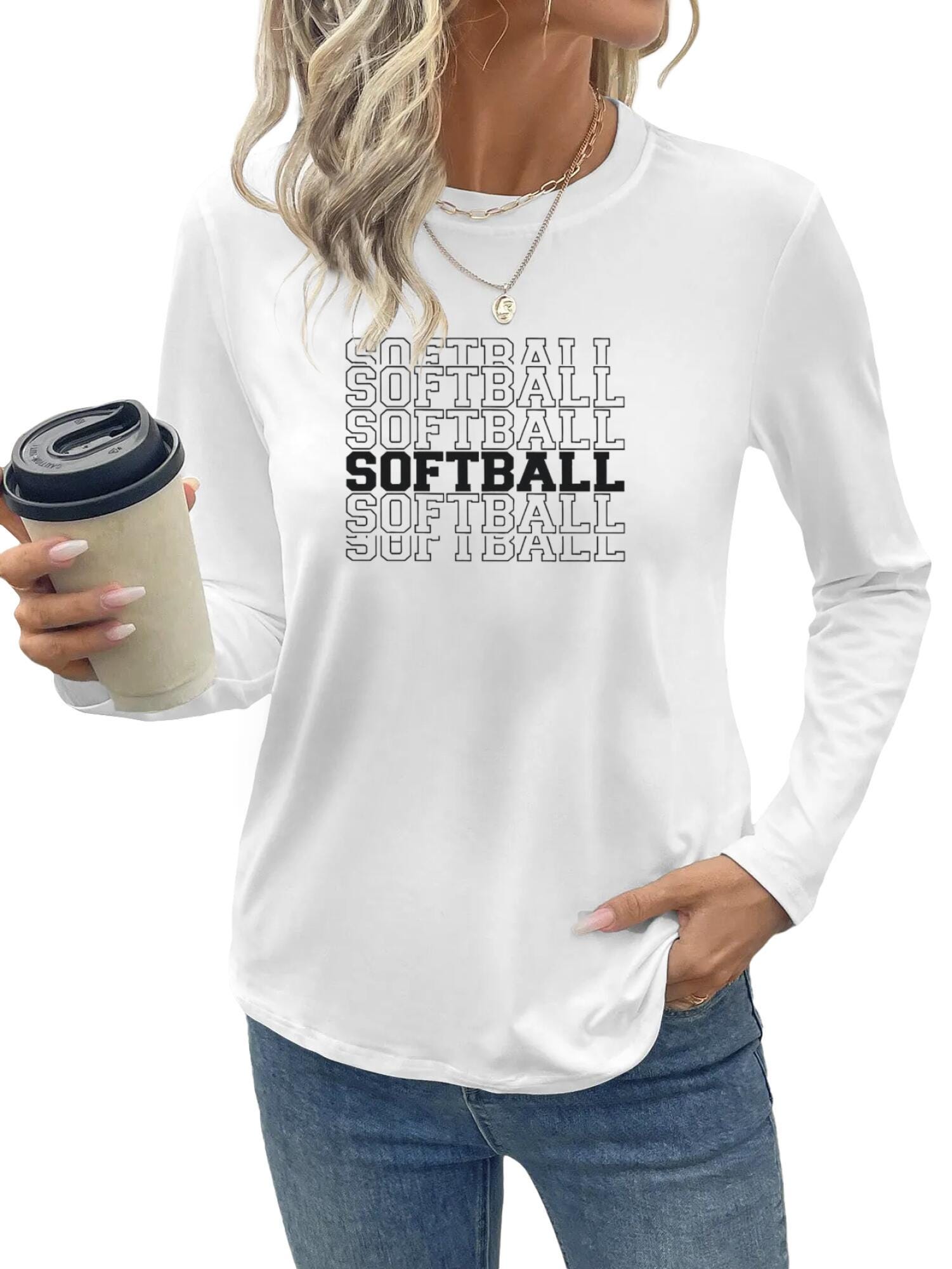 Women's Softball T-Shirt | Athletic Performance Tee, XS-3XL