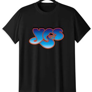 Yes Logo T-Shirt | Classic Blue Graphic Tee, S-4XL