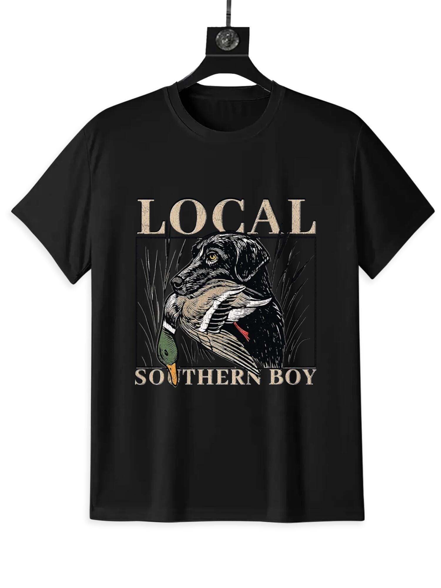 Southern Boy Duck Hunting T-Shirt | Vintage Outdoor Lab Tee