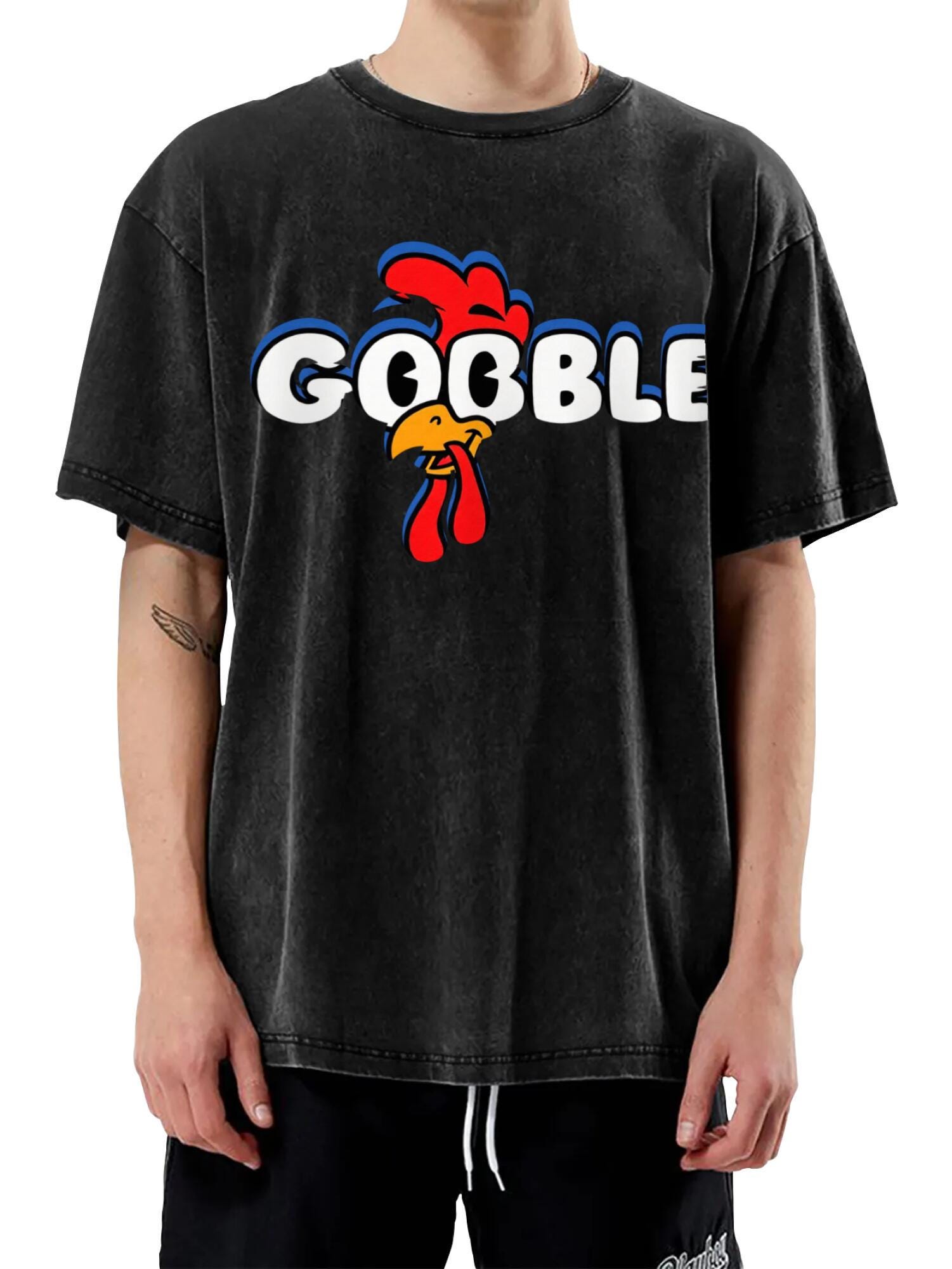 Gobble Tee Thanksgiving Shirt | Funny Turkey Holiday Top