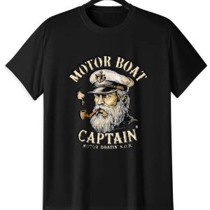 Motor Boat Captain T-Shirt | Funny Pontoon Boating Tee